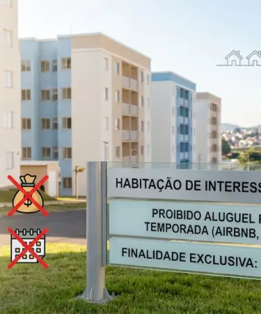 airbnb proibido moradia social